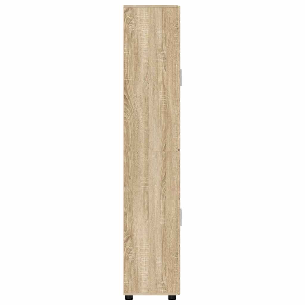 Haut Armoire FLORIN 60 x 35 x 182 cm Chêne Sonoma