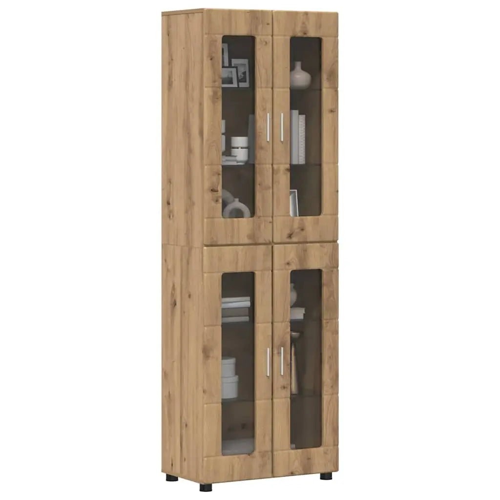 Haut Armoire FLORIN 60 x 35 x 182 cm Chêne artisanal - XIOS