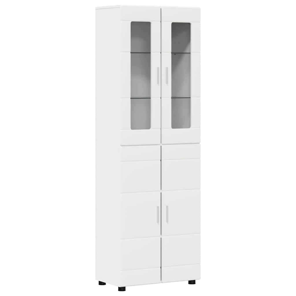 Haut Armoire FLORIN 60 x 35 x 182 cm Blanc Bois d'ingénierie - XIOS