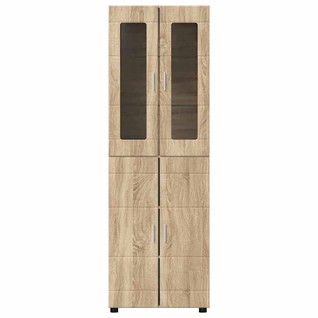 Haut Armoire FLORIN 60 x 35 x 182 cm Chêne Sonoma