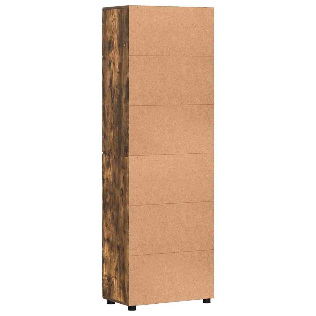 Haut Armoire FLORIN 60 x 35 x 182 cm Chêne fumé - XIOS