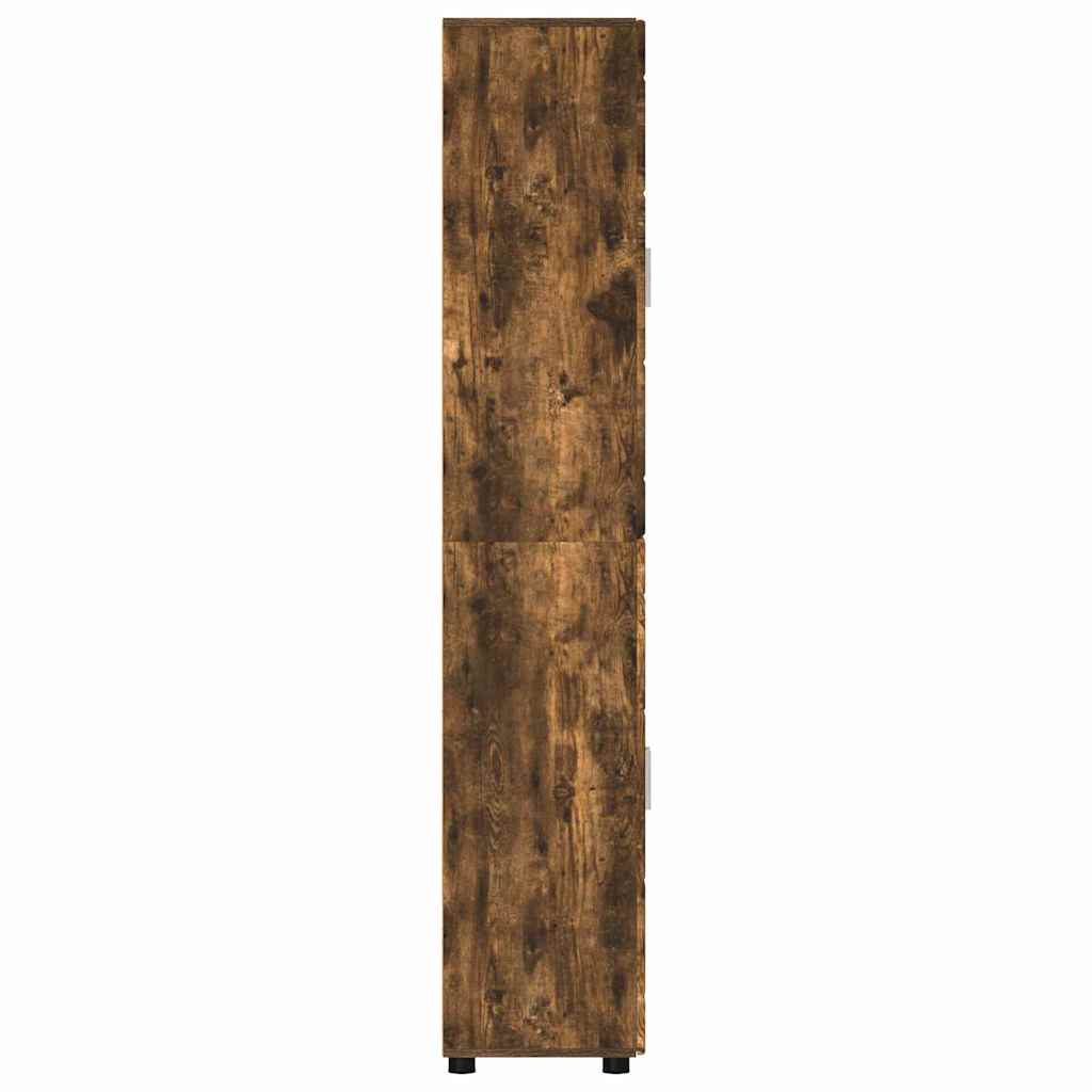 Haut Armoire FLORIN 60 x 35 x 182 cm Chêne fumé - XIOS