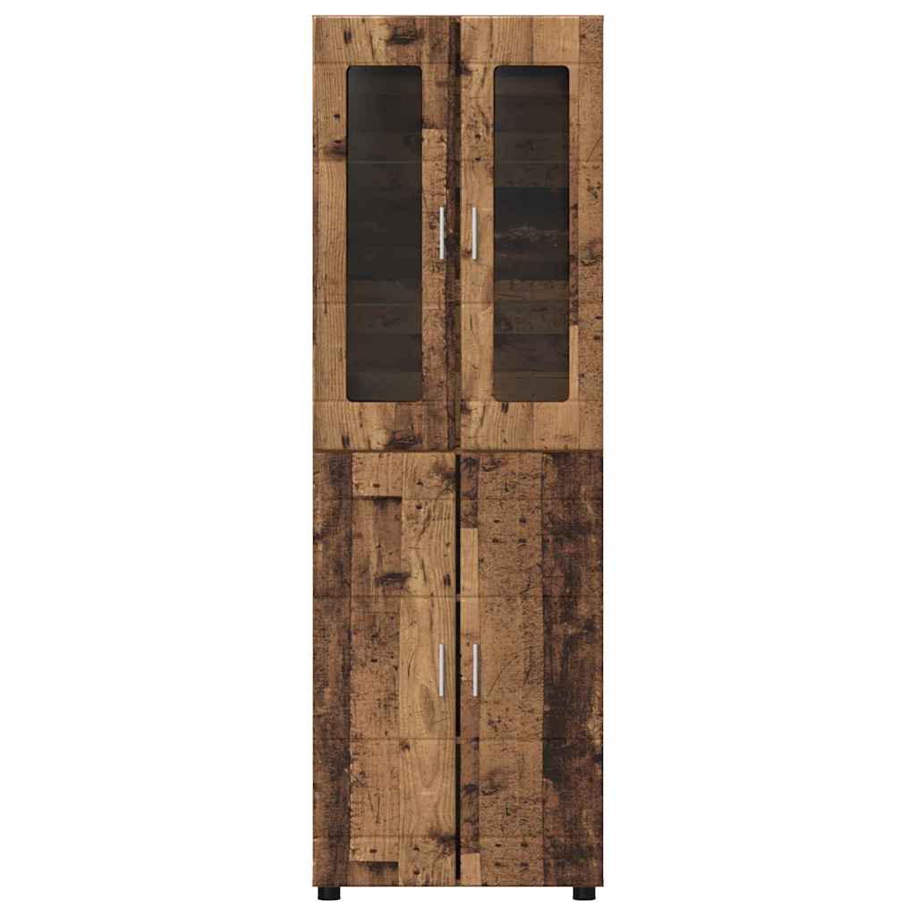 Haut Armoire FLORIN 60 x 35 x 182 cm Bois ancien - XIOS