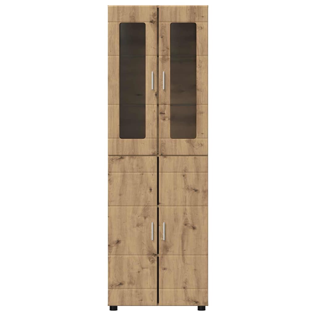 Haut Armoire FLORIN 60 x 35 x 182 cm Chêne artisanal