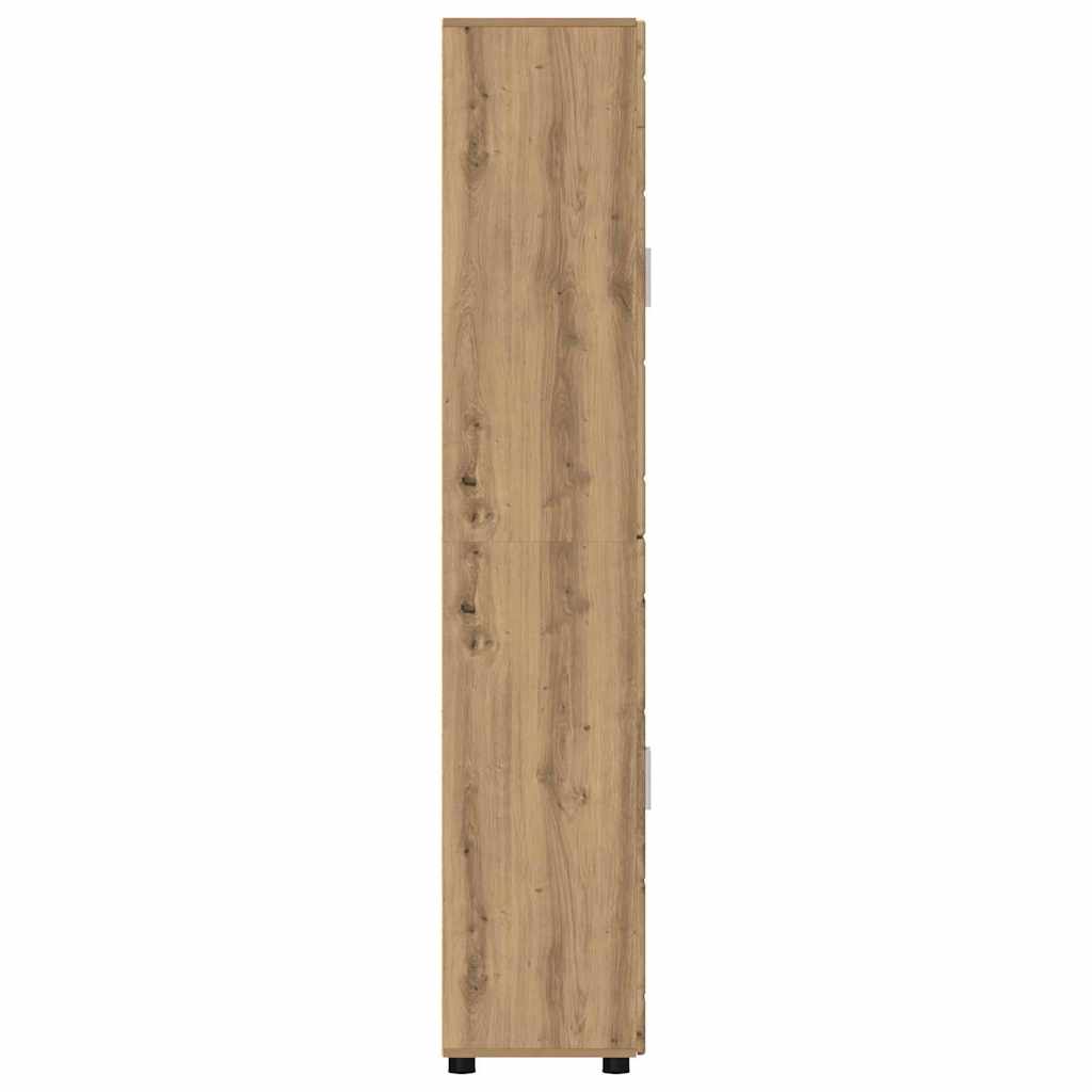 Haut Armoire FLORIN 60 x 35 x 182 cm Chêne artisanal