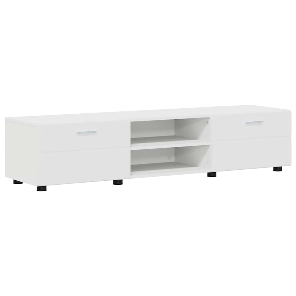 Ensemble meuble TV FLORIN 3 pcs Blanc Bois d'ingénierie