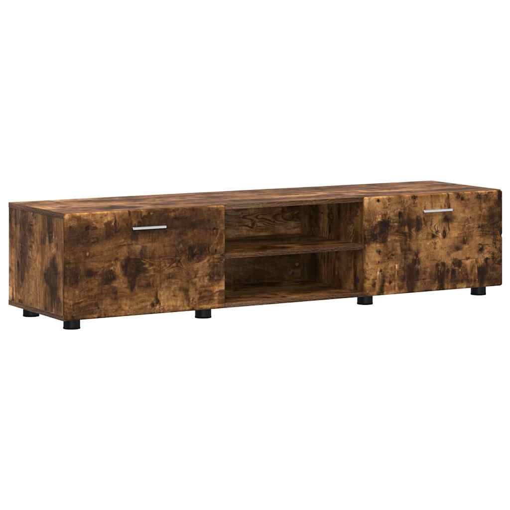 Ensemble meuble TV FLORIN 3 pcs Chêne fumé Bois d'ingénierie - XIOS