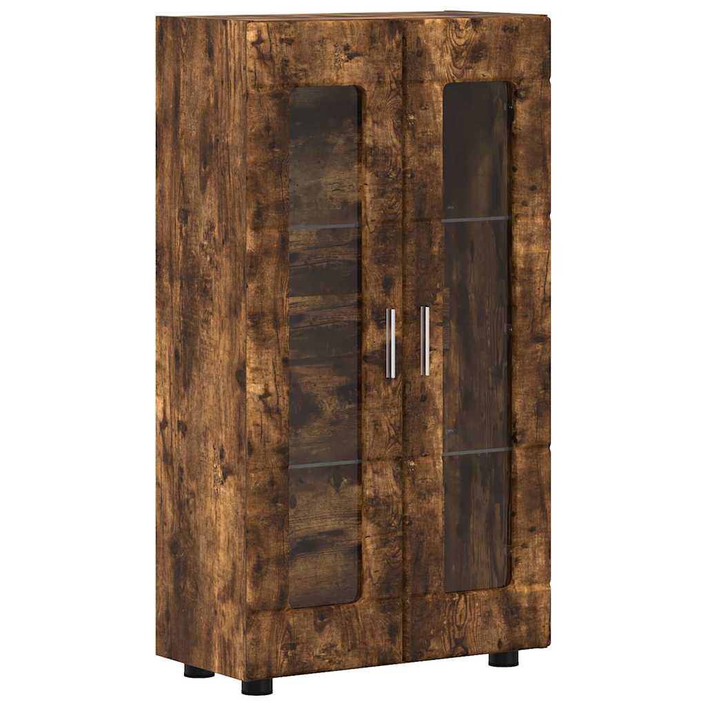 Ensemble meuble TV FLORIN 3 pcs Chêne fumé Bois d'ingénierie - XIOS