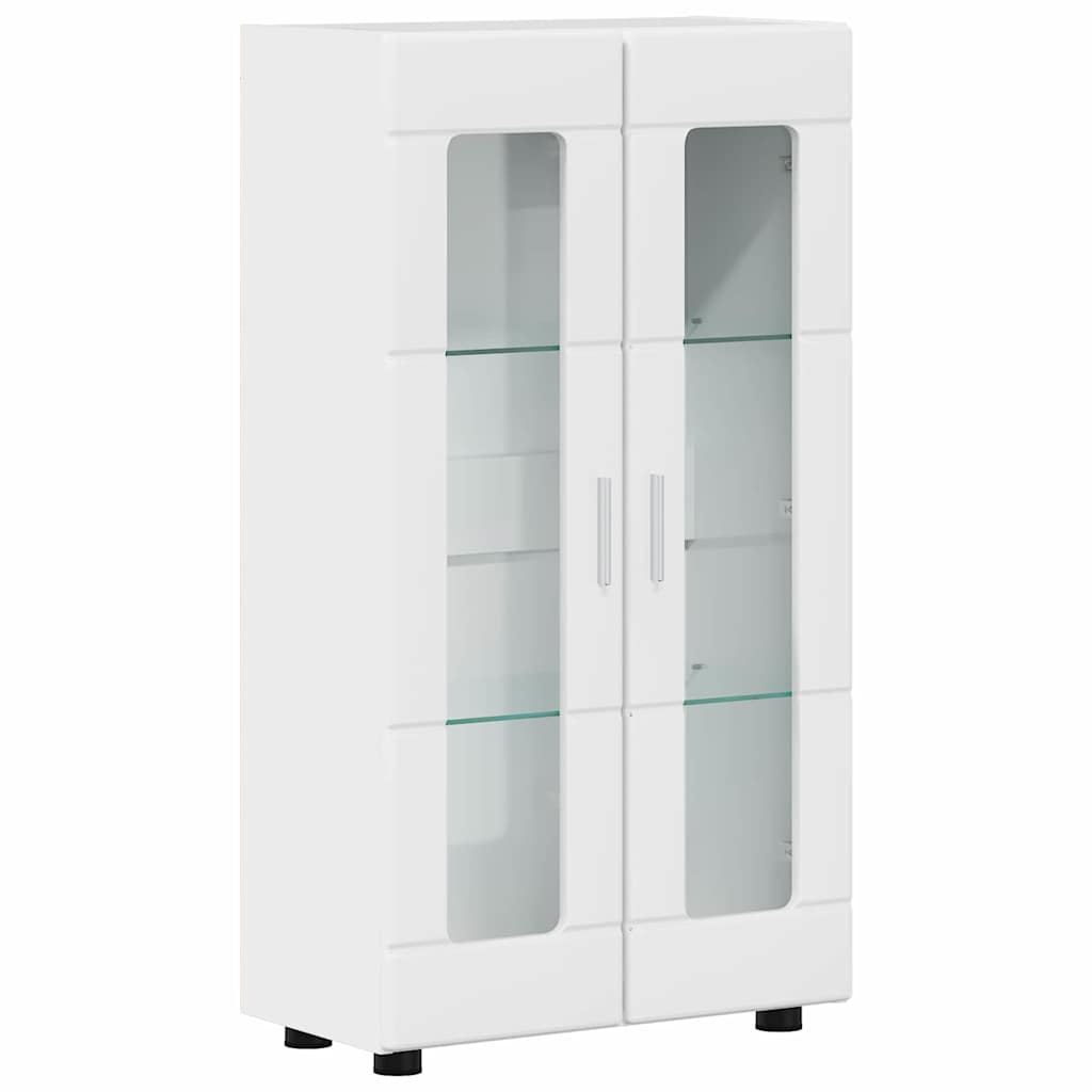 Ensemble meuble TV avec tiroir FLORIN 3 pcs Blanc brillant - XIOS