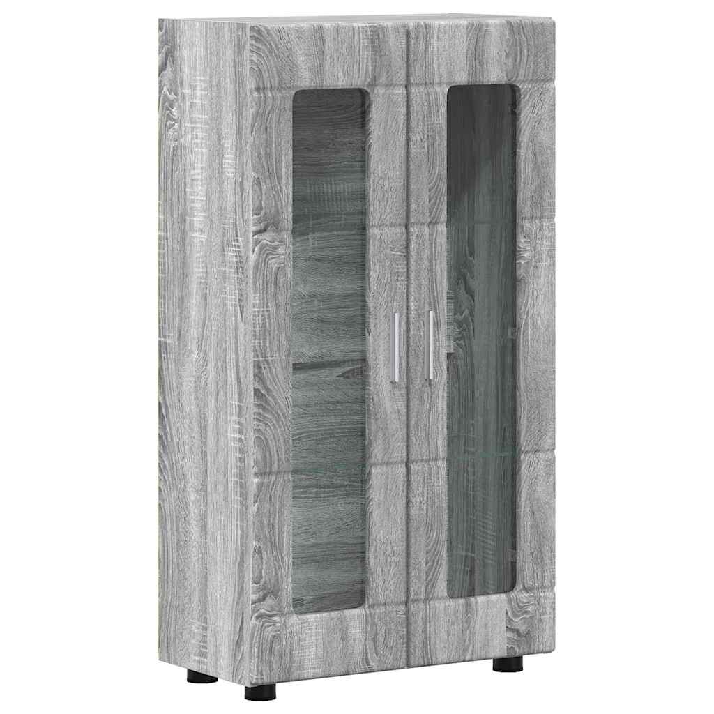 Ensemble meuble TV FLORIN 3 pcs Gris Sonoma Bois d'ingénierie - XIOS