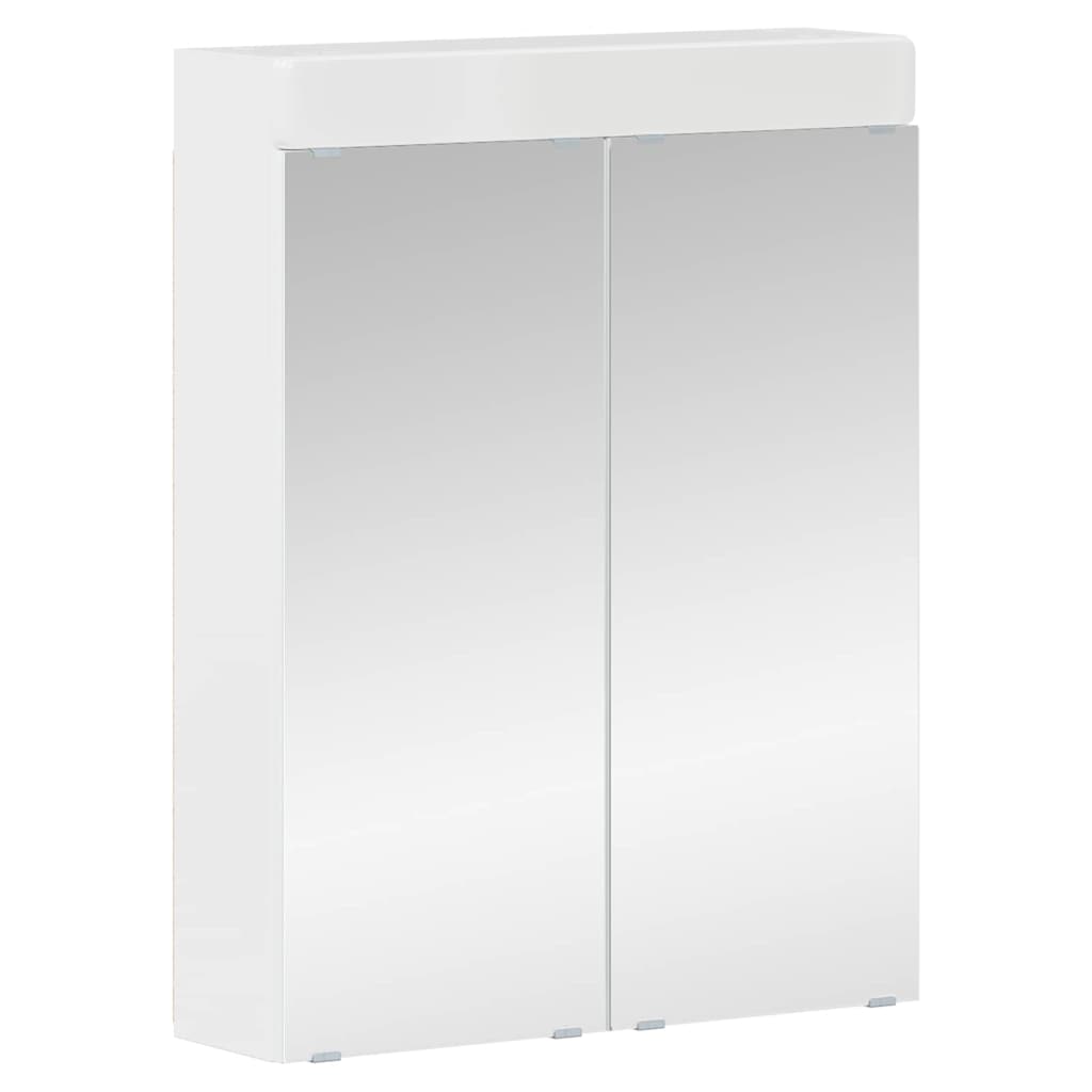 Ensemble de mobilier de salle de bain TULUM 2 pc Blanc brillant - XIOS