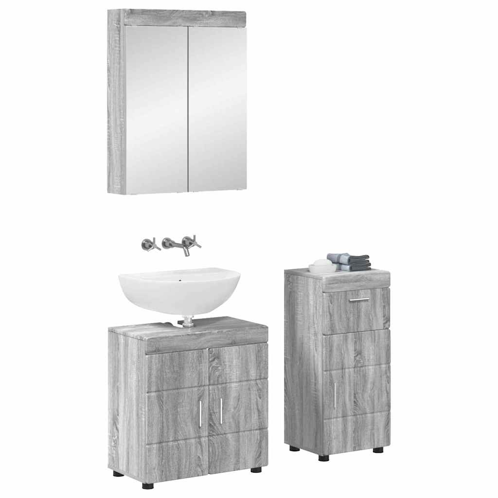 Ensemble de mobilier de salle de bain TULUM 3 pièces