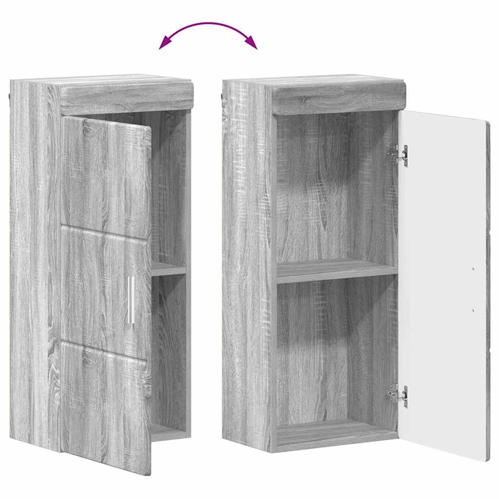 Ensemble de mobilier de salle de bain TULUM 4 pc Gris Sonoma - XIOS