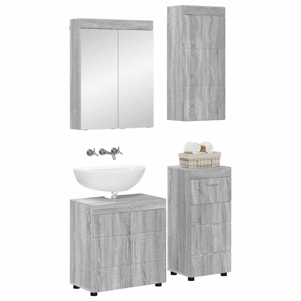 Ensemble de mobilier de salle de bain TULUM 4 pièces