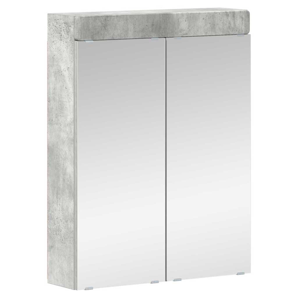 Ensemble de mobilier de salle de bain TULUM 5 pc Gris béton - XIOS