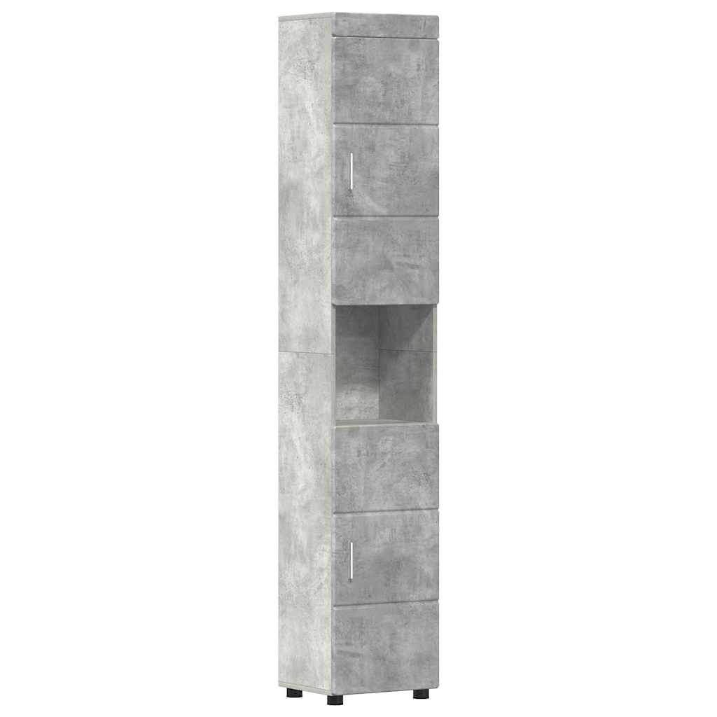 Ensemble de mobilier de salle de bain TULUM 5 pc Gris béton - XIOS