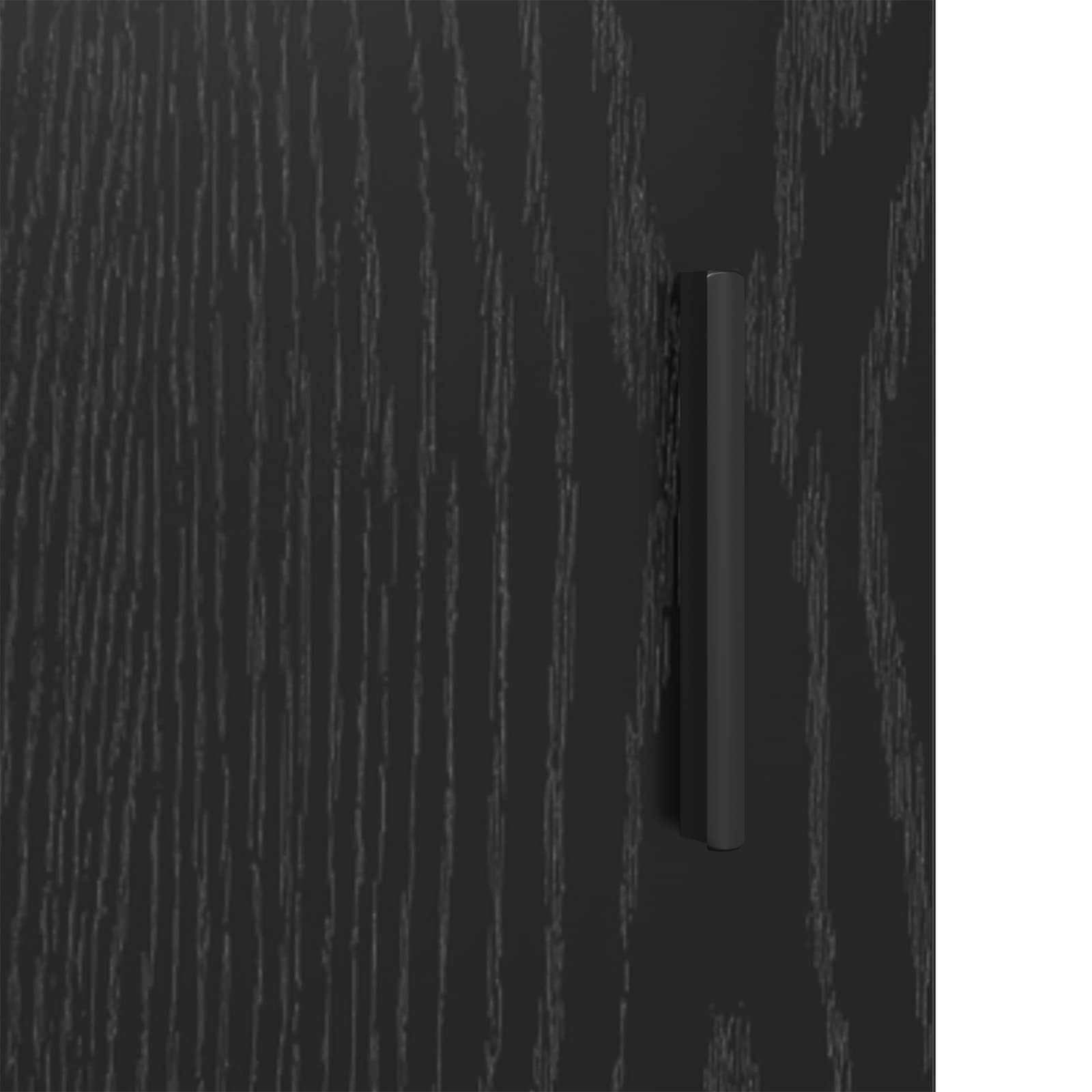 Ensemble de mobilier de salle de bain 3 pc Chêne noir
