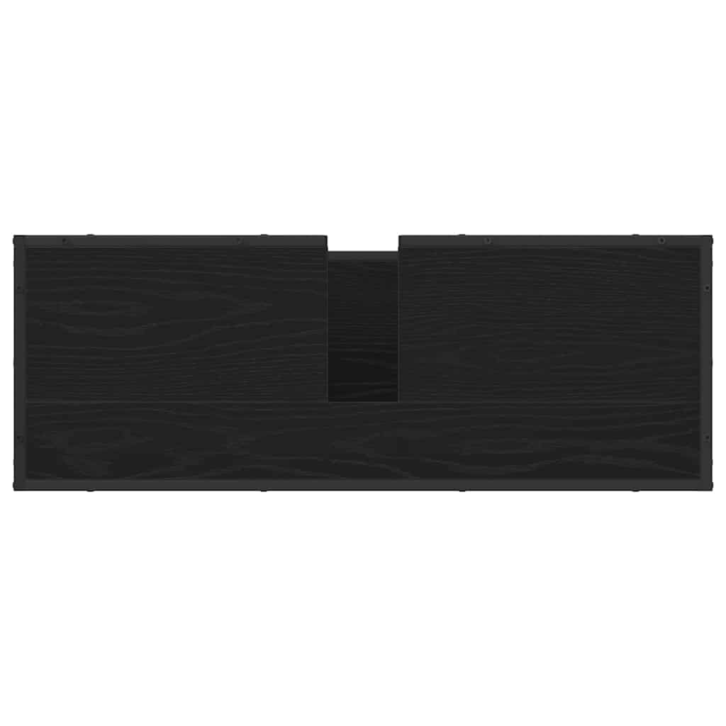 Ensemble de mobilier de salle de bain 3 pièces Chêne noir