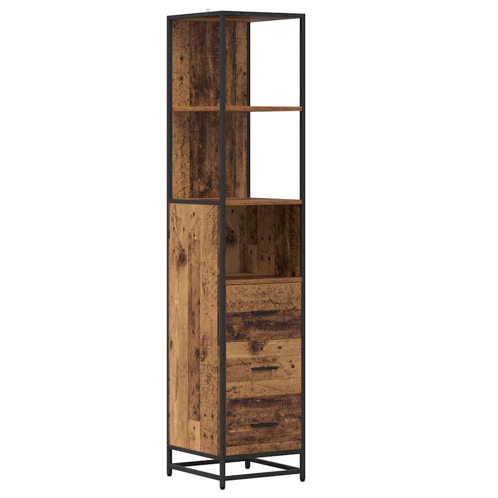 Ensemble de mobilier de salle de bain 3 pc Bois Ancien