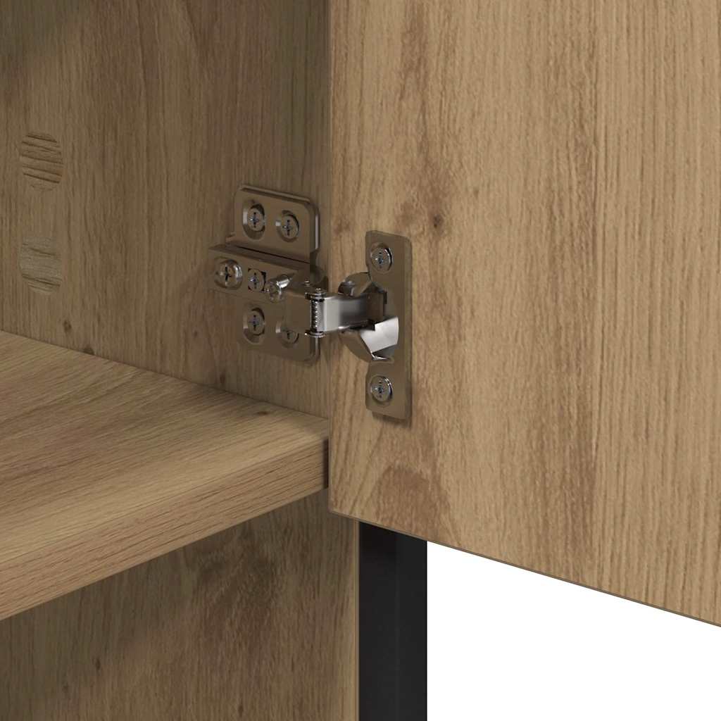 Ensemble de mobilier de salle de bain 3 pièces Chêne artisanal