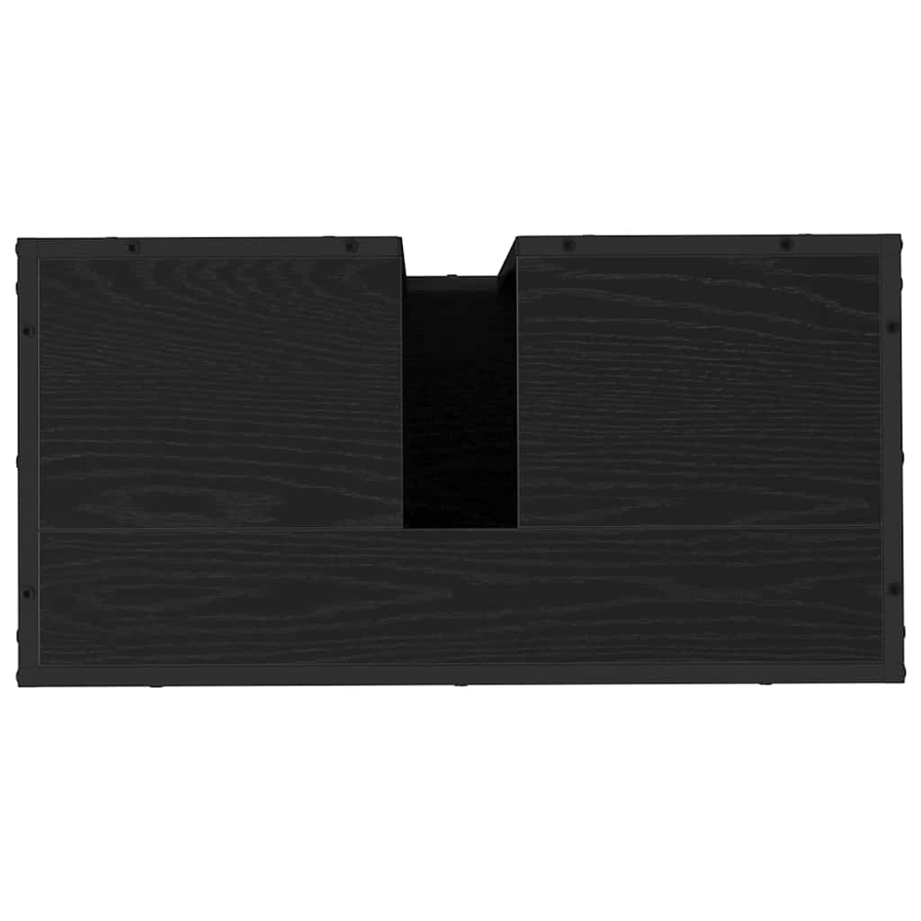Ensemble de mobilier de salle de bain 3 pièces Chêne noir