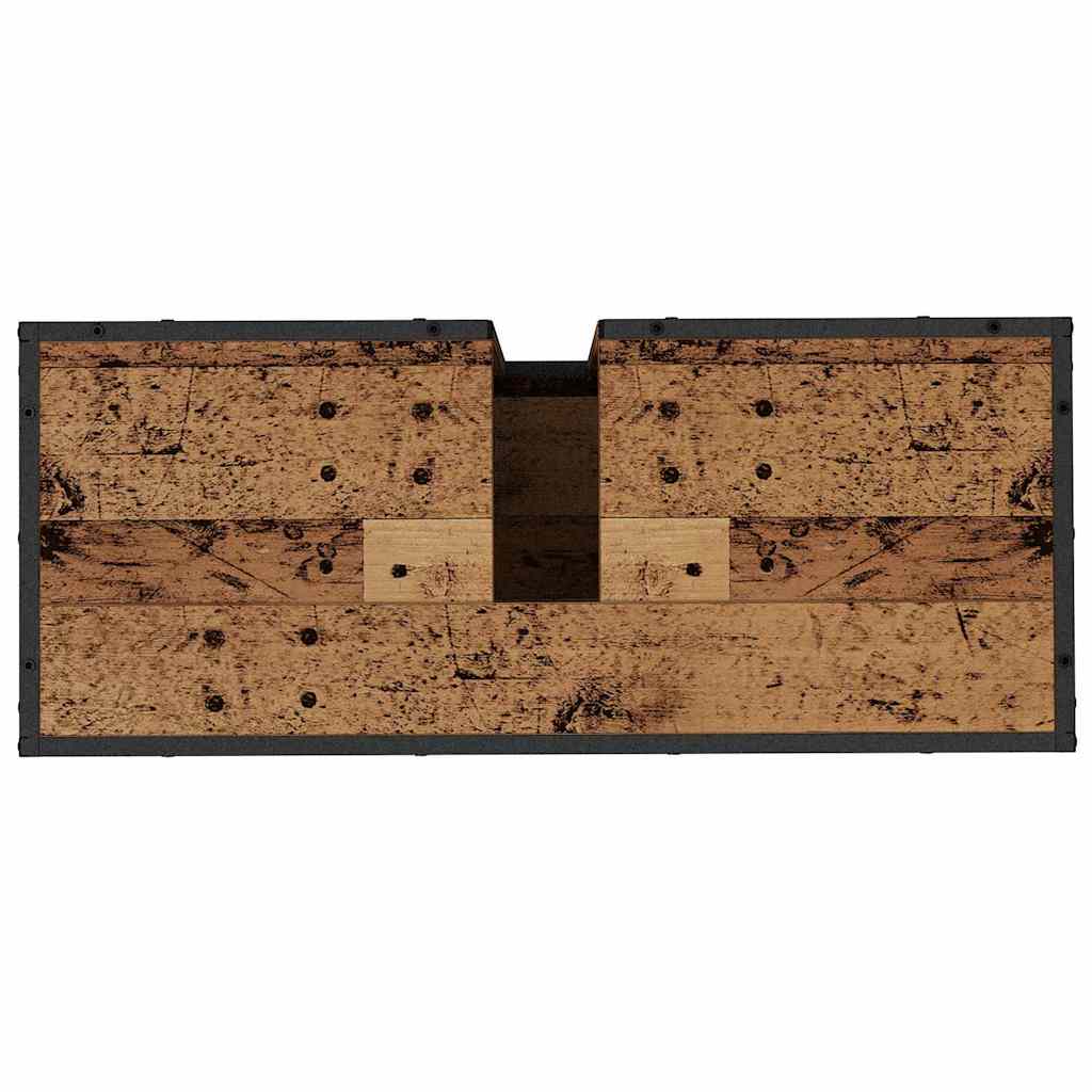 Ensemble de mobilier de salle de bain 3 pièces Bois Ancien