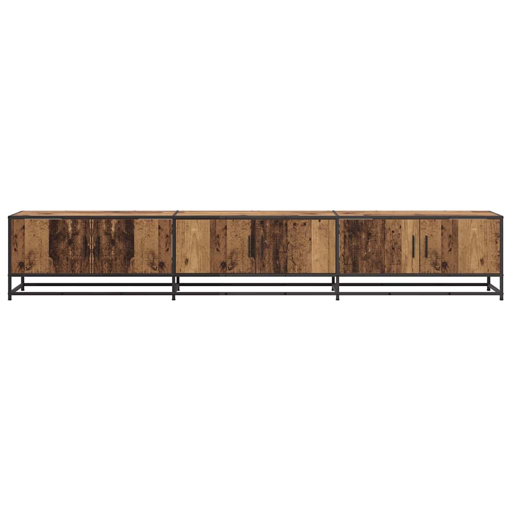 Unites TV 2 pcs Bois Ancien 240 x 35 x 41 cm Bois d'ingénierie - XIOS