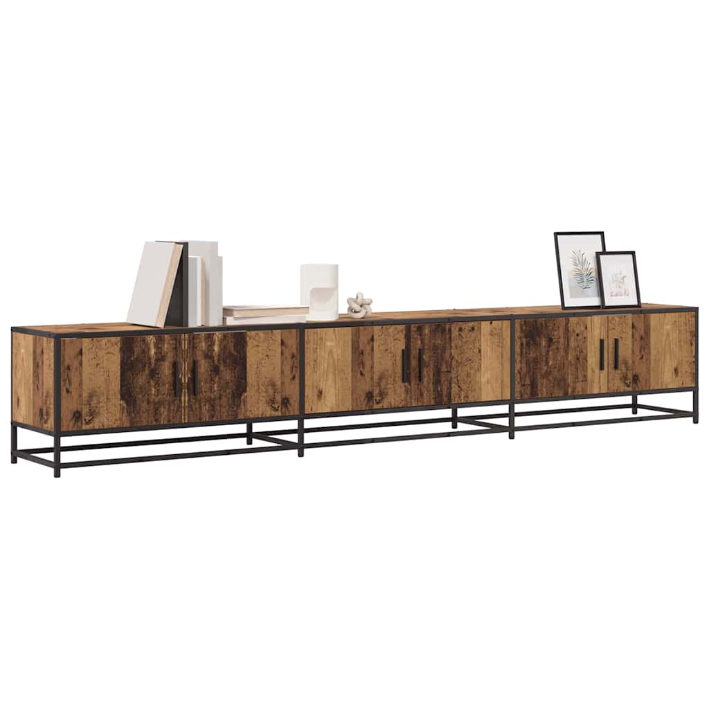 Unites TV 2 pcs Bois Ancien 240 x 35 x 41 cm Bois d'ingénierie - XIOS