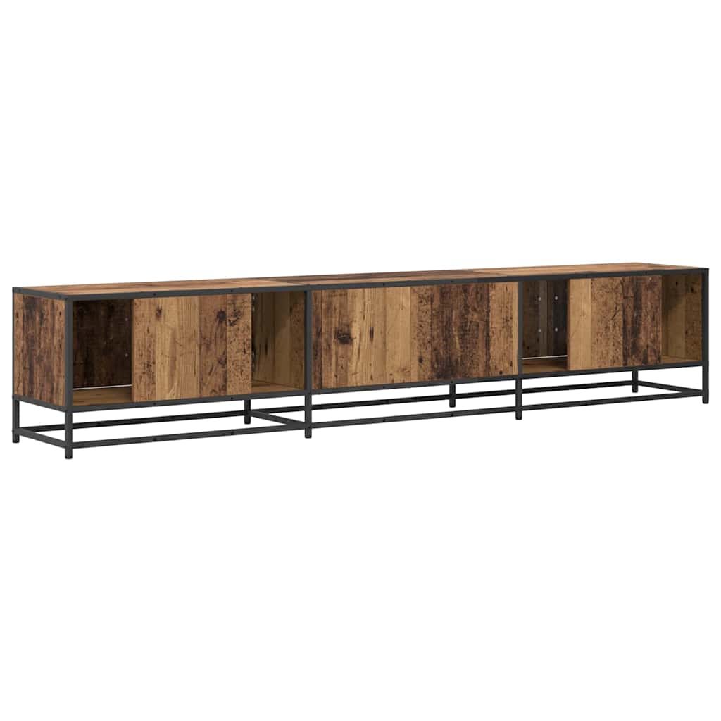 Unites TV 2 pcs Bois Ancien 210 x 35 x 41 cm Bois d'ingénierie - XIOS