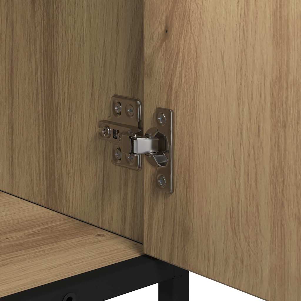 Ensemble de mobilier de salle de bain 2 pc Chêne artisanal