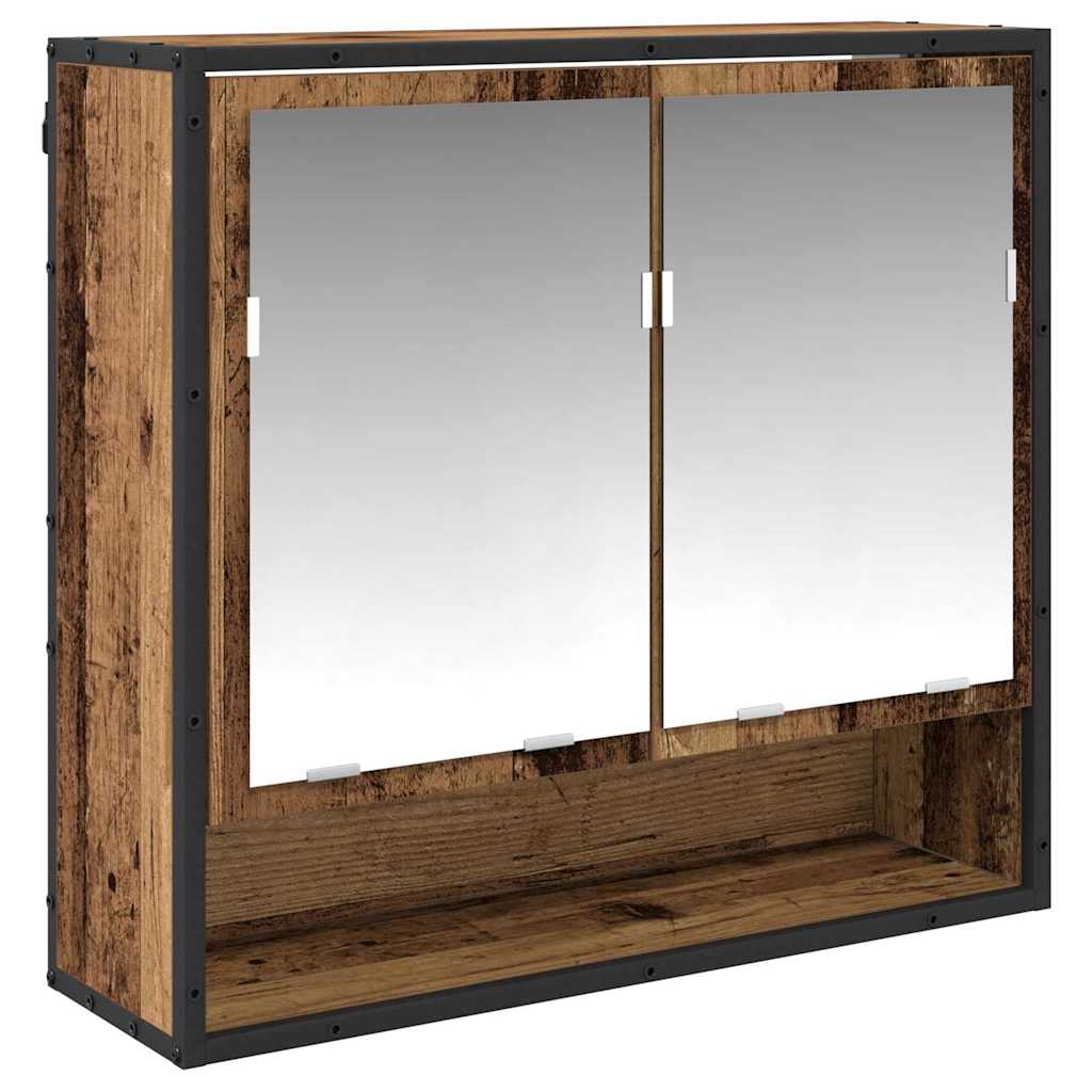 Ensemble de mobilier de salle de bain 2 pièces Bois Ancien