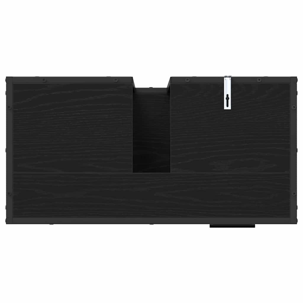 Ensemble de mobilier de salle de bain 3 pc Chêne noir
