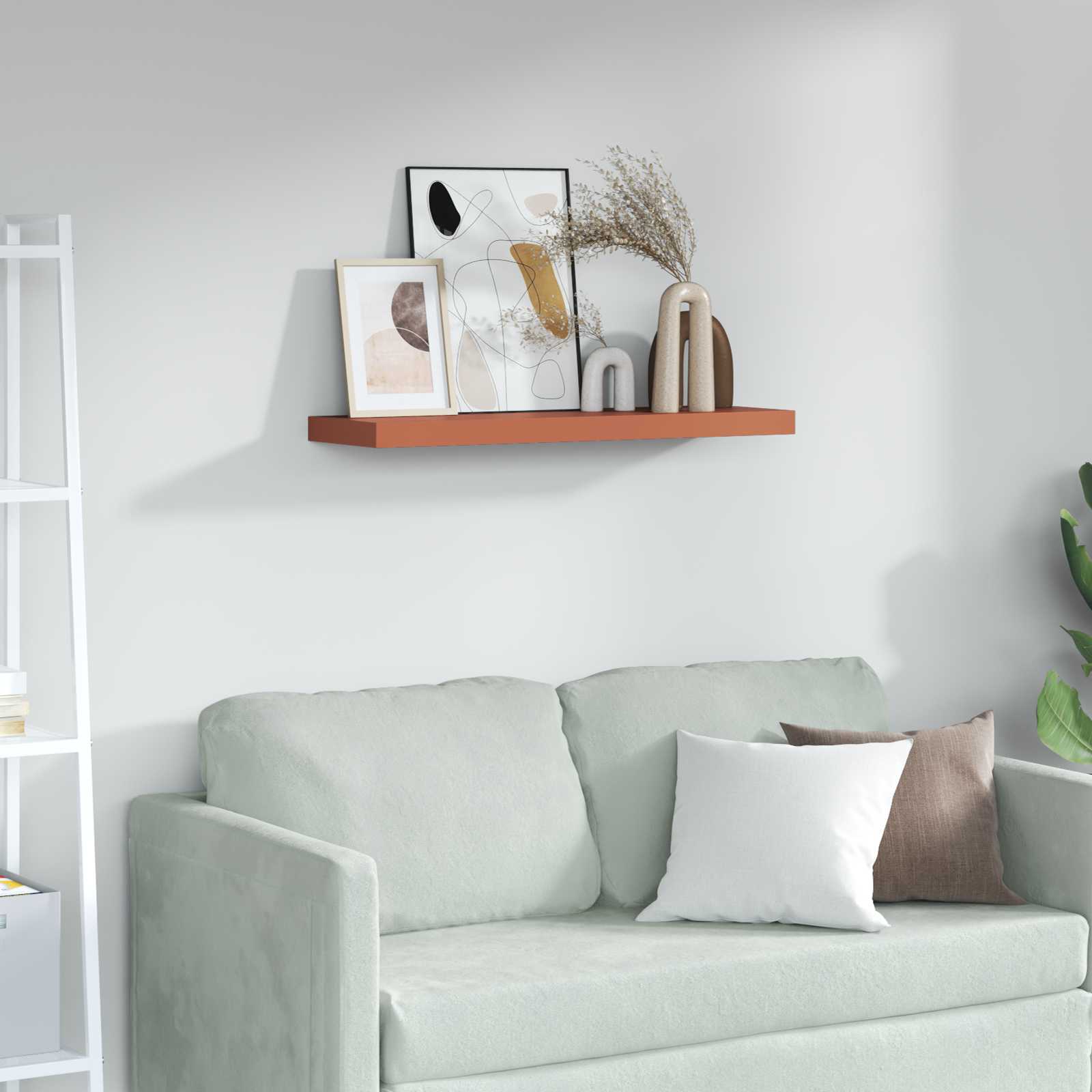 Étagère Murale Rouge 90 x 23,5 x 4 cm Bois d'ingénierie - XIOS