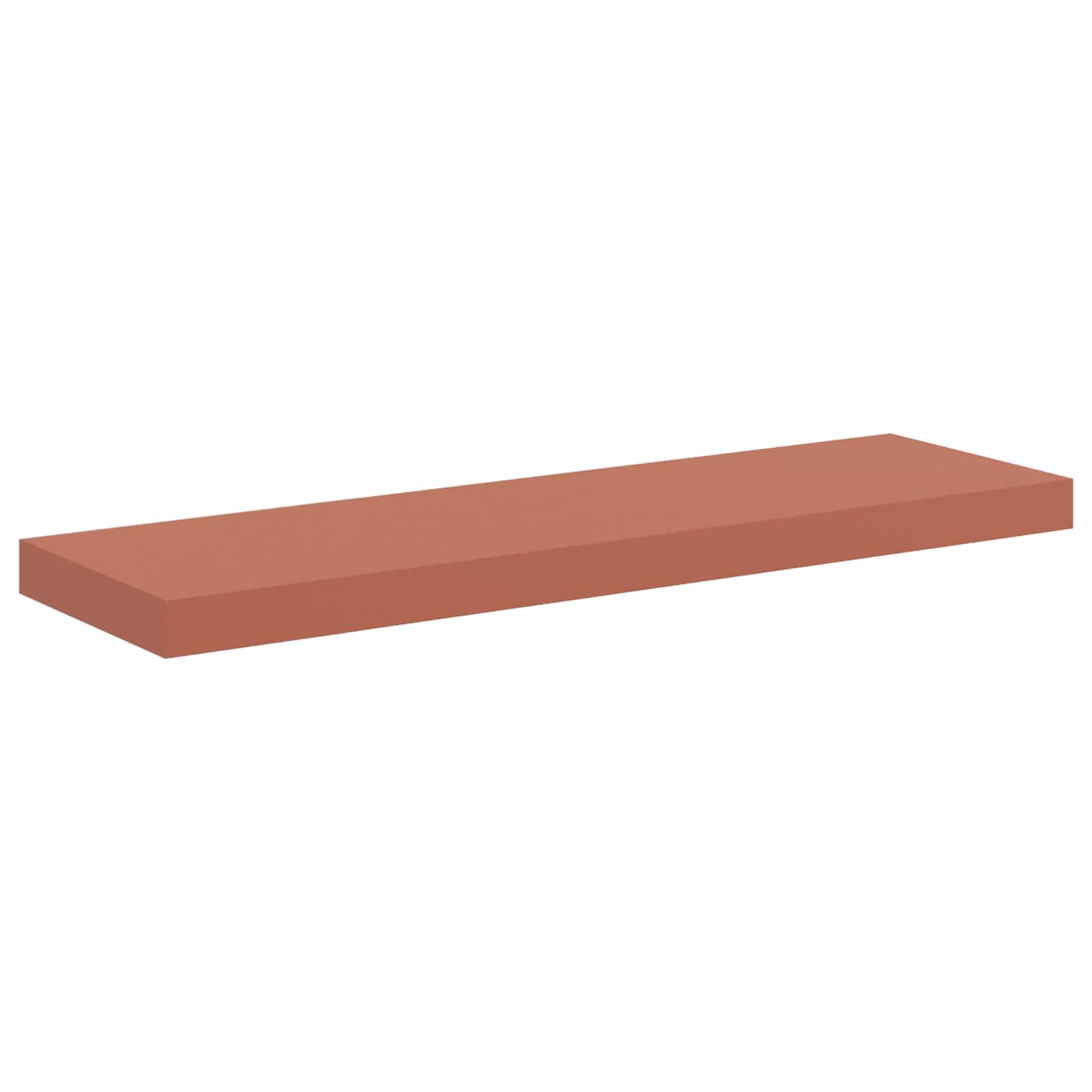 Étagère Murale 4 pcs Rouge 90 x 23,5 x 4 cm Bois d'ingénierie - XIOS