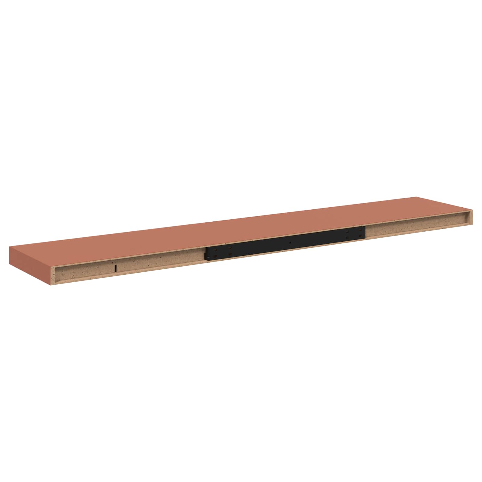 Étagère Murale 4 pcs Rouge 120 x 23,5 x 4 cm Bois d'ingénierie - XIOS