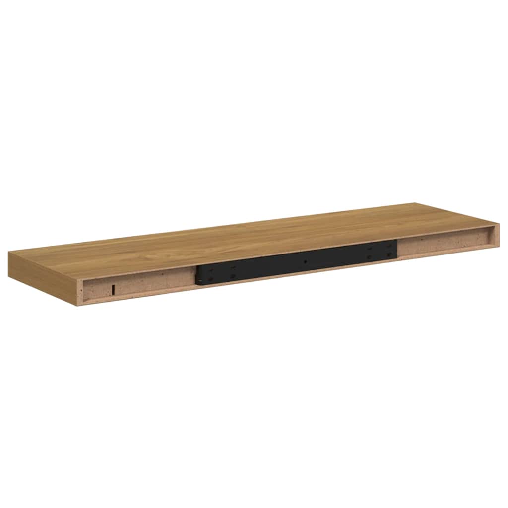 Étagère Murale 4 pcs Marron 90 x 23,5 x 4 cm Bois d'ingénierie - XIOS