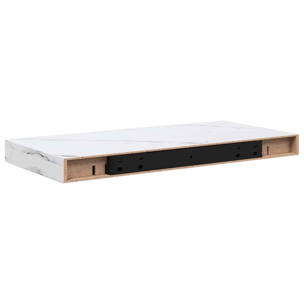 Étagère Murale Marbre blanc 50 x 23 x 4 cm Bois d'ingénierie - XIOS