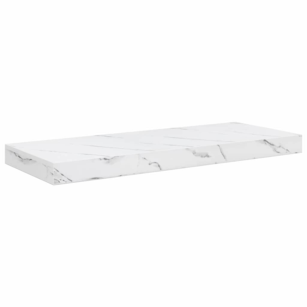 Étagère Murale Montage mural 4 pcs Marbre blanc 60 x 23 x 4 cm - XIOS