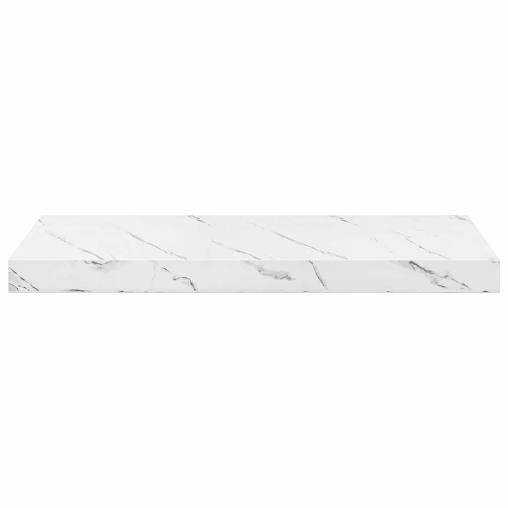 Étagère Murale Montage mural 4 pcs Marbre blanc 60 x 23 x 4 cm - XIOS