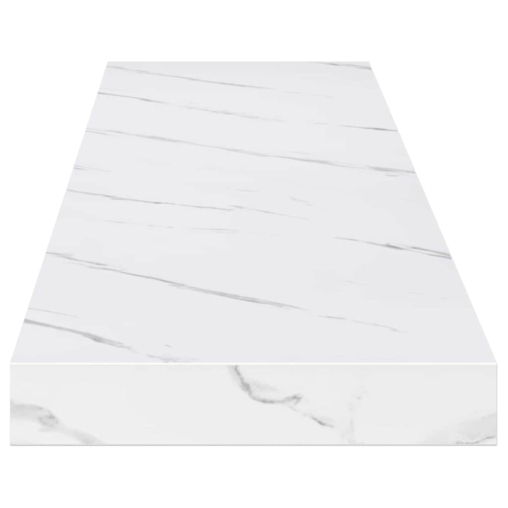 Étagère Murale 2 pcs Marbre blanc 120 x 23,5 x 4 cm - XIOS