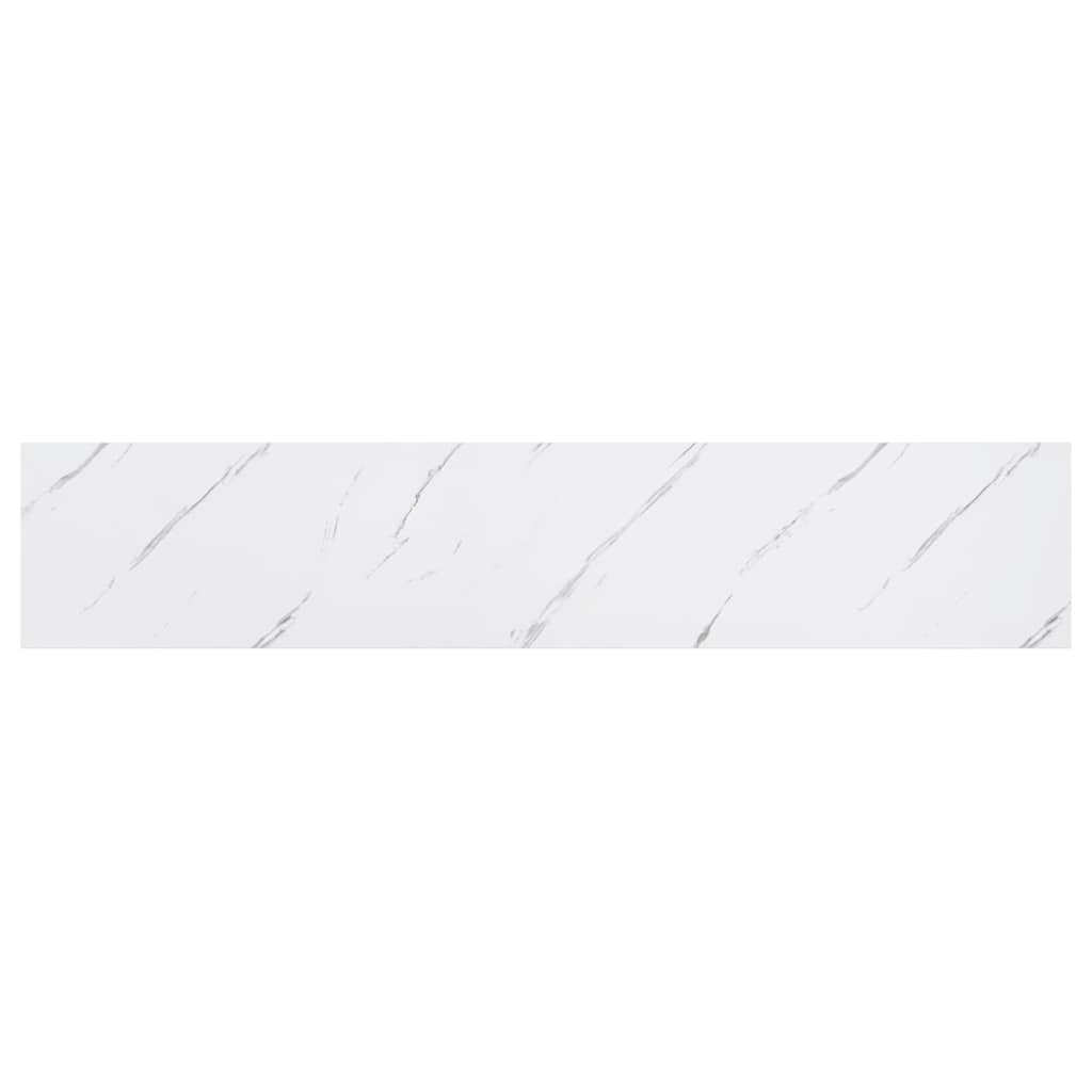 Étagère Murale 2 pcs Marbre blanc 120 x 23,5 x 4 cm - XIOS