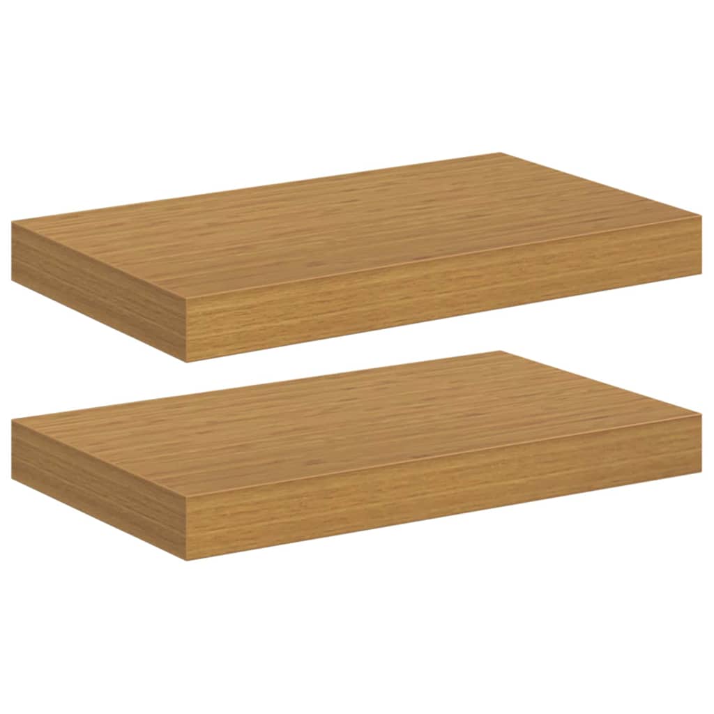 Étagère Murale 2 pcs Beige 40 x 23,5 x 4 cm Bois d'ingénierie - XIOS