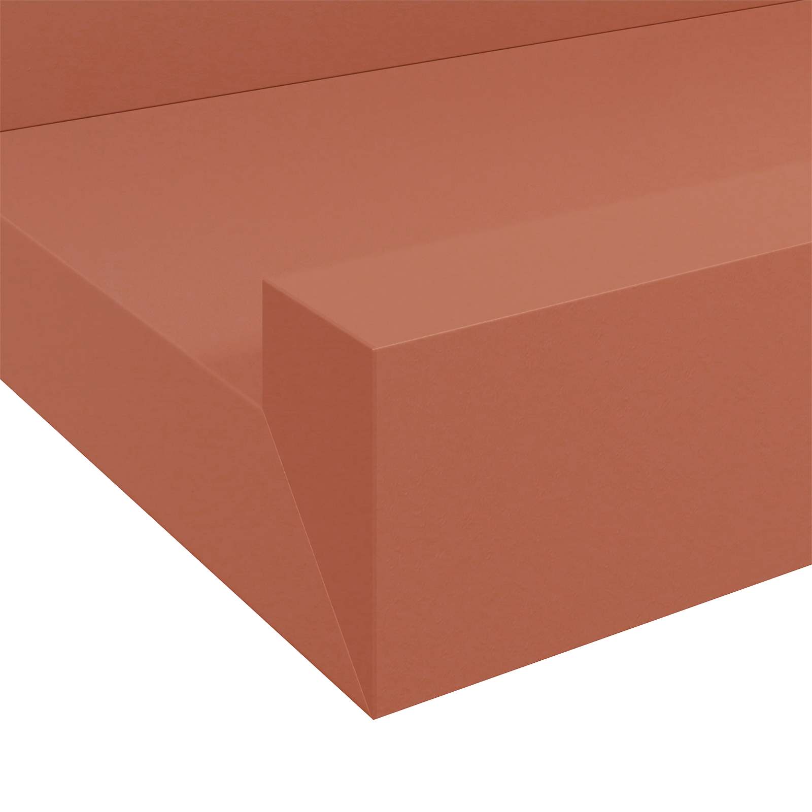 Étagère Murale 2 pcs Rouge 80 x 9 x 3 cm Bois d'ingénierie - XIOS