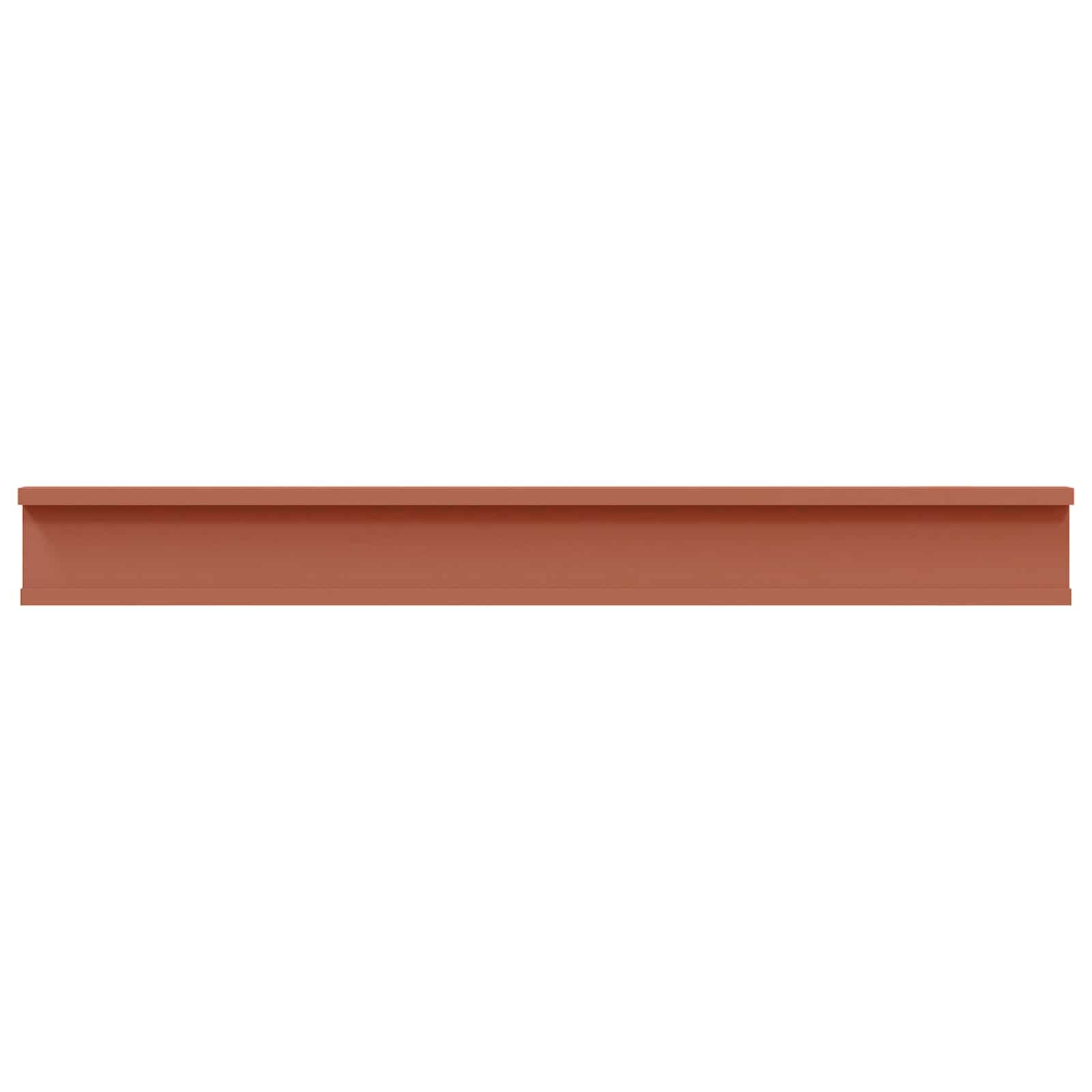 Étagère Murale 2 pcs Rouge 80 x 9 x 3 cm Bois d'ingénierie - XIOS