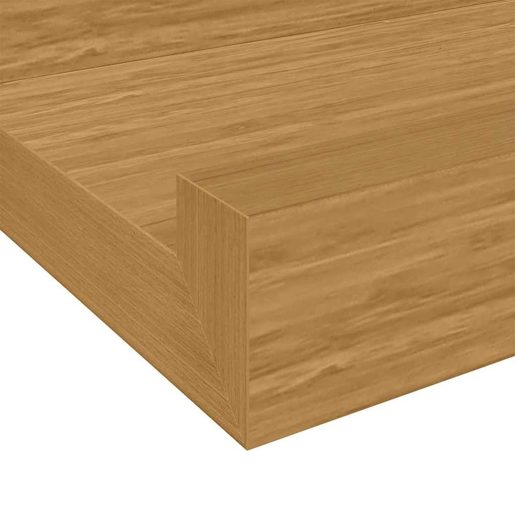 Étagère Murale 4 pcs Beige 100 x 9 x 3 cm Bois d'ingénierie - XIOS
