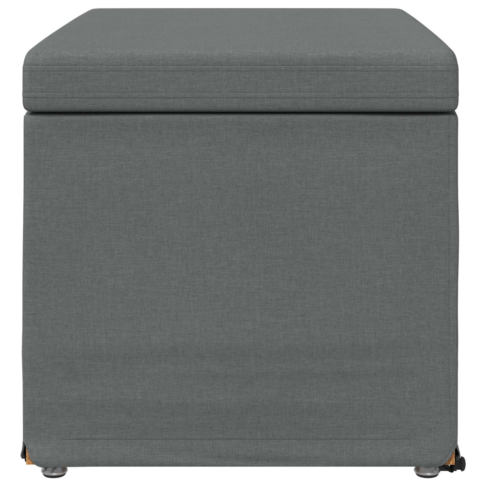 Tabouret Gris foncé 61 x 41 x 40 cm Tissu et bois stratifié - XIOS