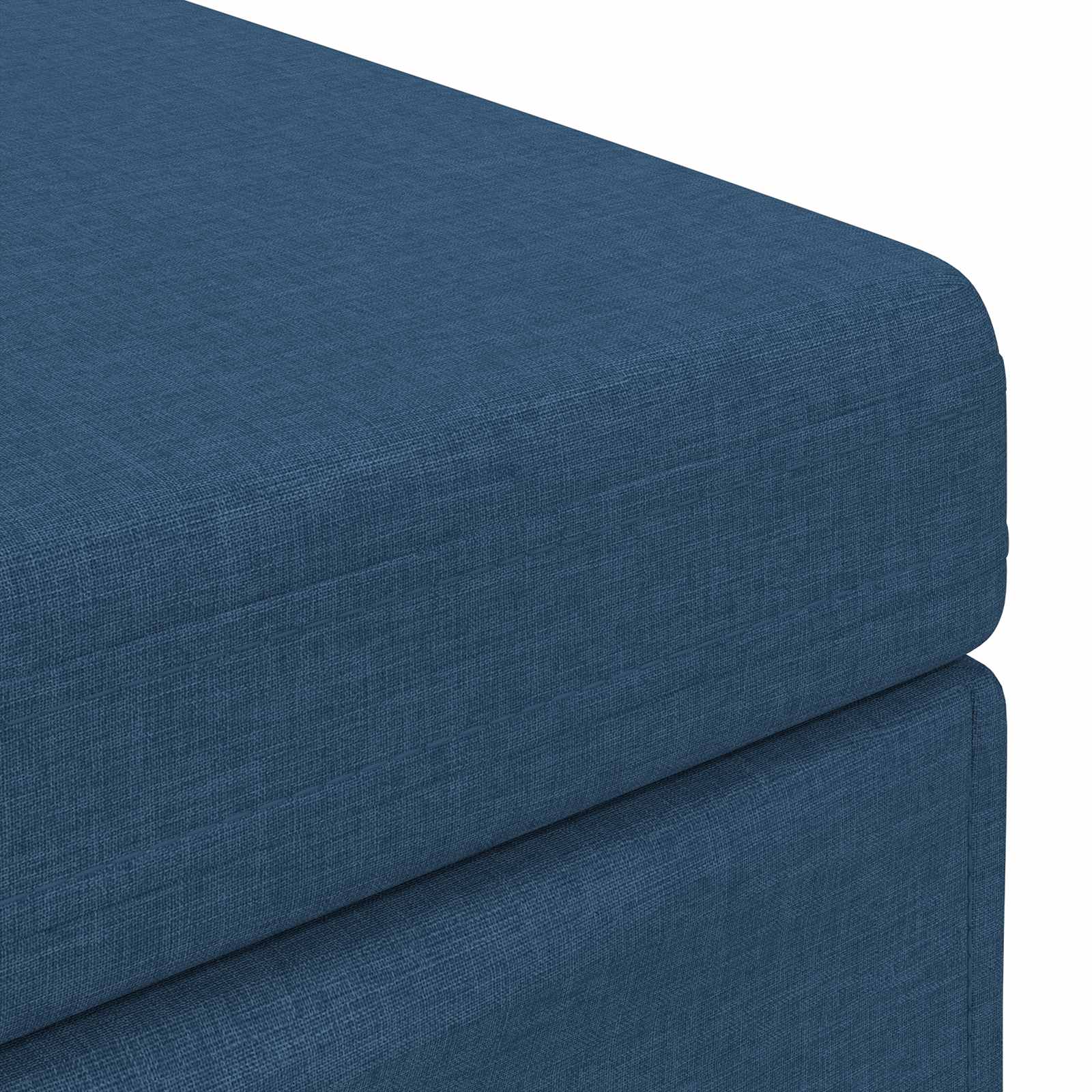 Tabouret Bleu 61 x 41 x 40 cm Tissu et bois stratifié - XIOS