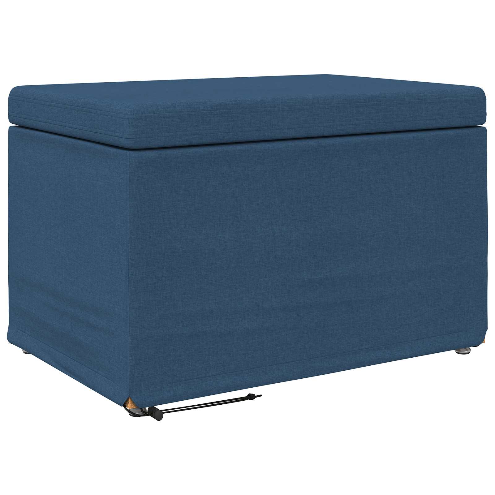 Tabouret Bleu 61 x 41 x 40 cm Tissu et bois stratifié - XIOS