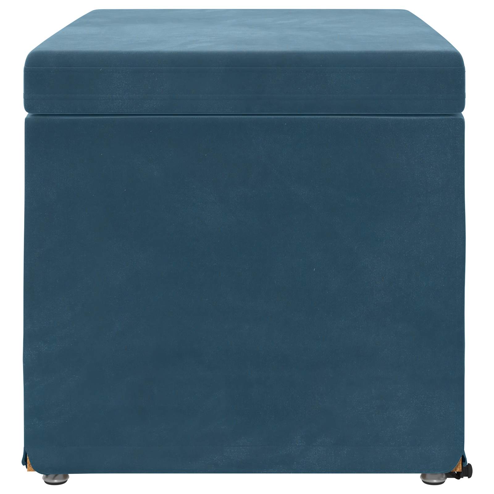 Tabouret Bleu 61 x 41 x 40 cm Velours et Bois Composite - XIOS