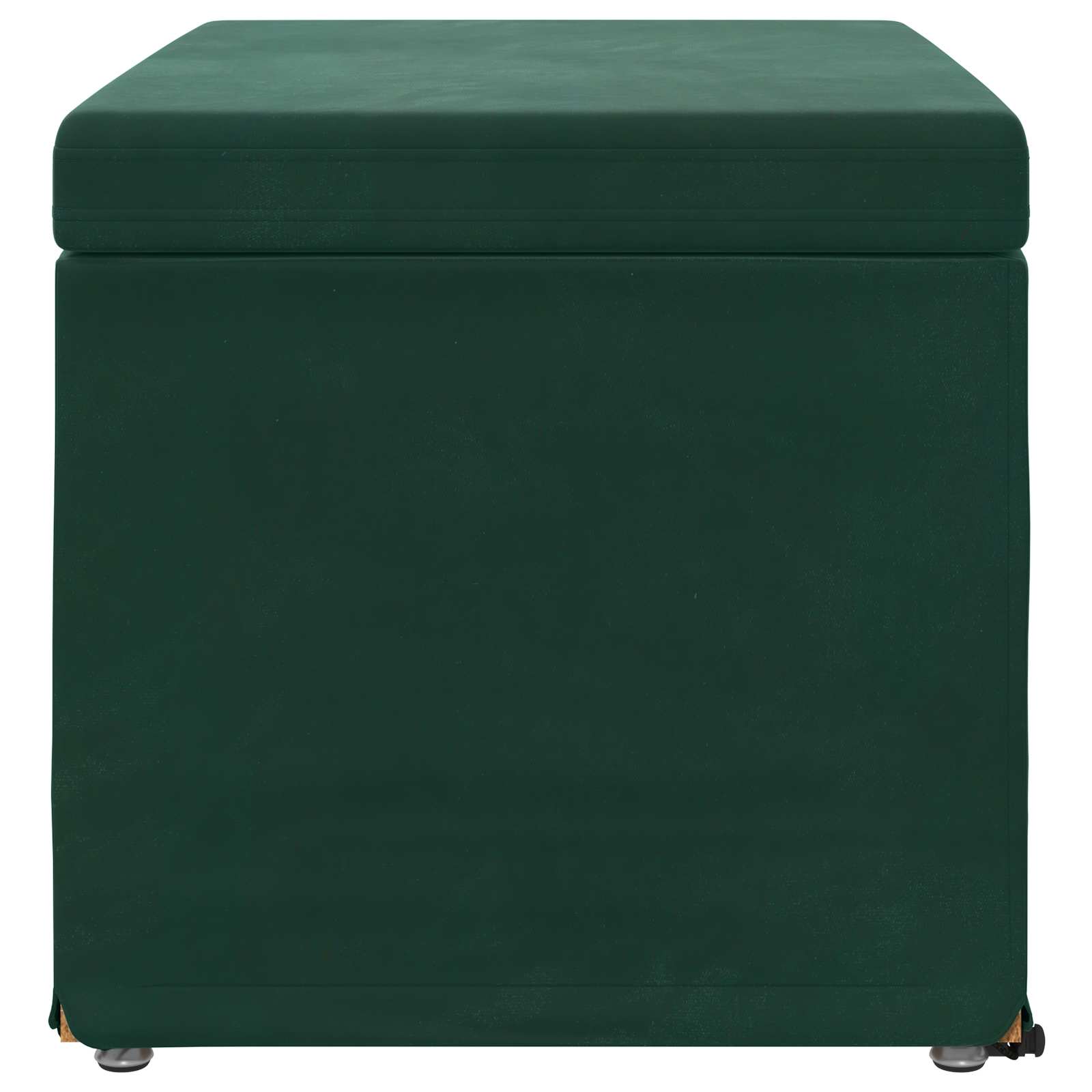 Tabouret Vert foncé 61 x 41 x 40 cm Velours et Bois Composite - XIOS